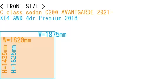 #C class sedan C200 AVANTGARDE 2021- + XT4 AWD 4dr Premium 2018-